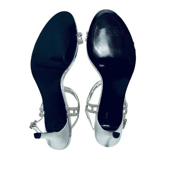 Caparros' Happy Strappy Metallic High Heel Evening Sandals. NEW! Womens Size 11. - Picture 8 of 8
